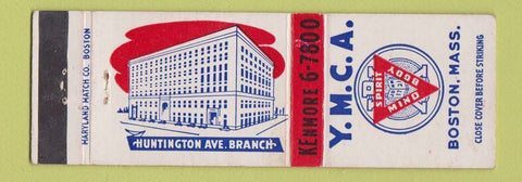 Matchbook Cover - YMCA Boston MA