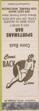 Matchbook Cover - Sportsmans Bar Sun Prairie WI girlie