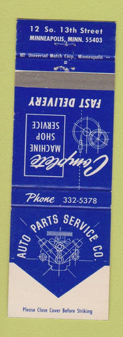Matchbook Cover - Auto Parts Service Minneapolis MN