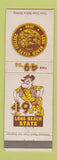 Matchbook Cover - Long Beach State College 49ers CA