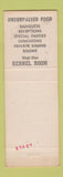 Matchbook Cover - Stangle's Victory House Tillamook OR