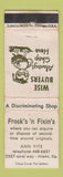 Matchbook Cover - Frock's n Fixin's Miami FL Second Hand Store WEAR
