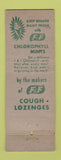 Matchbook Cover - F&F Cough Drops Mints DD Bean