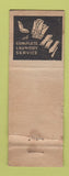 Matchbook Cover - Princeton Laundry NJ ADVANCE WORN