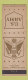 Matchbook Cover - US Army