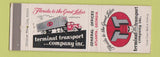 Matchbook Cover - Terminal Transport Trucking Atlanta GA