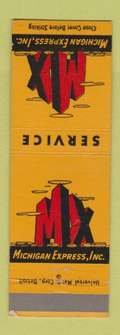 Matchbook Cover - Michigan Express Trucking Grand Rapids MI