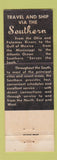 Matchbook Cover - Southern Railroad System