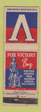 Matchbook Cover - WWII Victory Bonds Stamps Diamond WEAR
