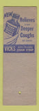 Matchbook Cover - Vicks Cough Drops DD Bean WEAR