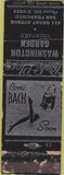 Matchbook Cover - Washington Garden San Francisco CA girlie WORN