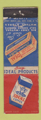 Matchbook Cover - Ideal Coffee Butter WEAR