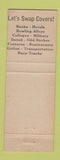 Matchbook Cover Charles Wolf Match Collector Philadelphia PA 1962 Basset Hounds