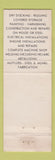 Matchbook Cover - Jones Boat Yard Miami FL pinup