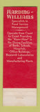 Matchbook Cover - Harding Williams Restaurants Chicago IL