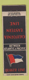 Matchbook Cover - Quaker Line Shipping