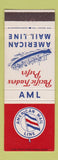 Matchbook Cover - American Mail Line shipping