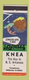 Matchbook Cover - KNEA Radio AR Arkansas