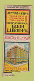 Matchbook Cover - Burritt Hotel New Britain CT DQ BOBTAIL