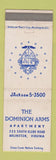 Matchbook Cover - Dominion Arms Apartment Arlington VA