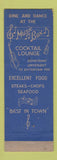 Matchbook Cover - Muis Box Boston MA Copley Square Hotel