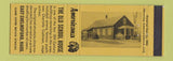 Matchbook Cover - Old School House East Chelmsford MA Perkins Americana
