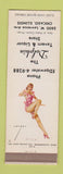 Matchbook Cover - Dolphin Taver nLiquor Store Chicago IL pinup