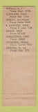 Matchbook Cover - Glenn Cartage Trucking