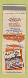 Matchbook Cover - Brownie Cal Craft Men's Clothes St Louis MO