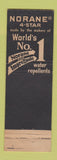 Matchbook Cover - Norane 4 Star Finish feature New York City