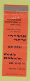 Matchbook Cover - Rudie Wilhelm Warehouse Portland OR WEAR