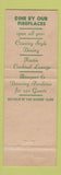 Matchbook Cover - Clayton's Log Cabin Manahawkin NJ