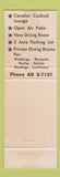 Matchbook Cover - Fischer's Dutch Gril Restaurant Belleville IL