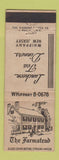 Matchbook Cover - Farmstead Restaurant Whippany NJ