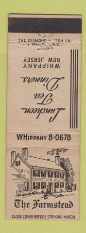 Matchbook Cover - Farmstead Restaurant Whippany NJ
