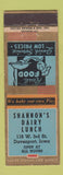 Matchbook Cover - Shannon's Dairy Lunch Davenport IA