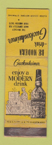 Matchbook Cover - Guckenheimer Liquor WEAR