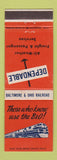 Matchbook Cover - B&O Railroad