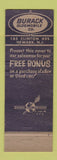 Matchbook Cover - Burack Oldsmobile Newark NJ