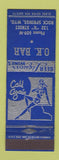 Matchbook Cover - OK Bar girlie Rock Springs WY