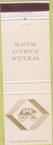 Matchbook Cover - Wells Fargo Bank
