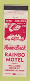 Matchbook Cover - Rainbo Motel Virginia IL