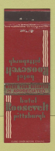 Matchbook Cover - Hotel Roosevelt Pittsburgh PA #1