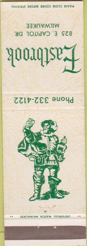 Matchbook Cover - Eastbrook Milwaukee WI