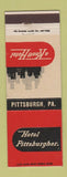 Matchbook Cover - Hotel Pittsburgher Pittsburgh PA Knott
