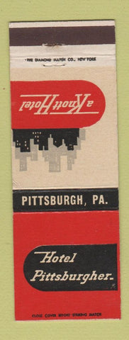 Matchbook Cover - Hotel Pittsburgher Pittsburgh PA Knott