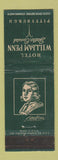 Matchbook Cover - Hotel William Penn Pittsburgh PA Statler WEAR