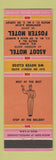 Matchbook Cover - Ascot Motel Foster Motel Montrose?