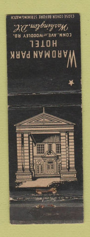 Matchbook Cover - Wardman Park Hotel Washington DC WEAR