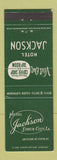 Matchbook Cover - Hotel Jackson Sioux City IA